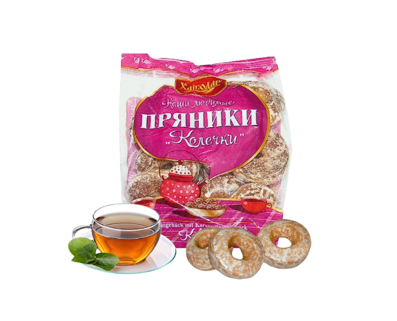 Hlebodar Honey Cookies Rings 400g