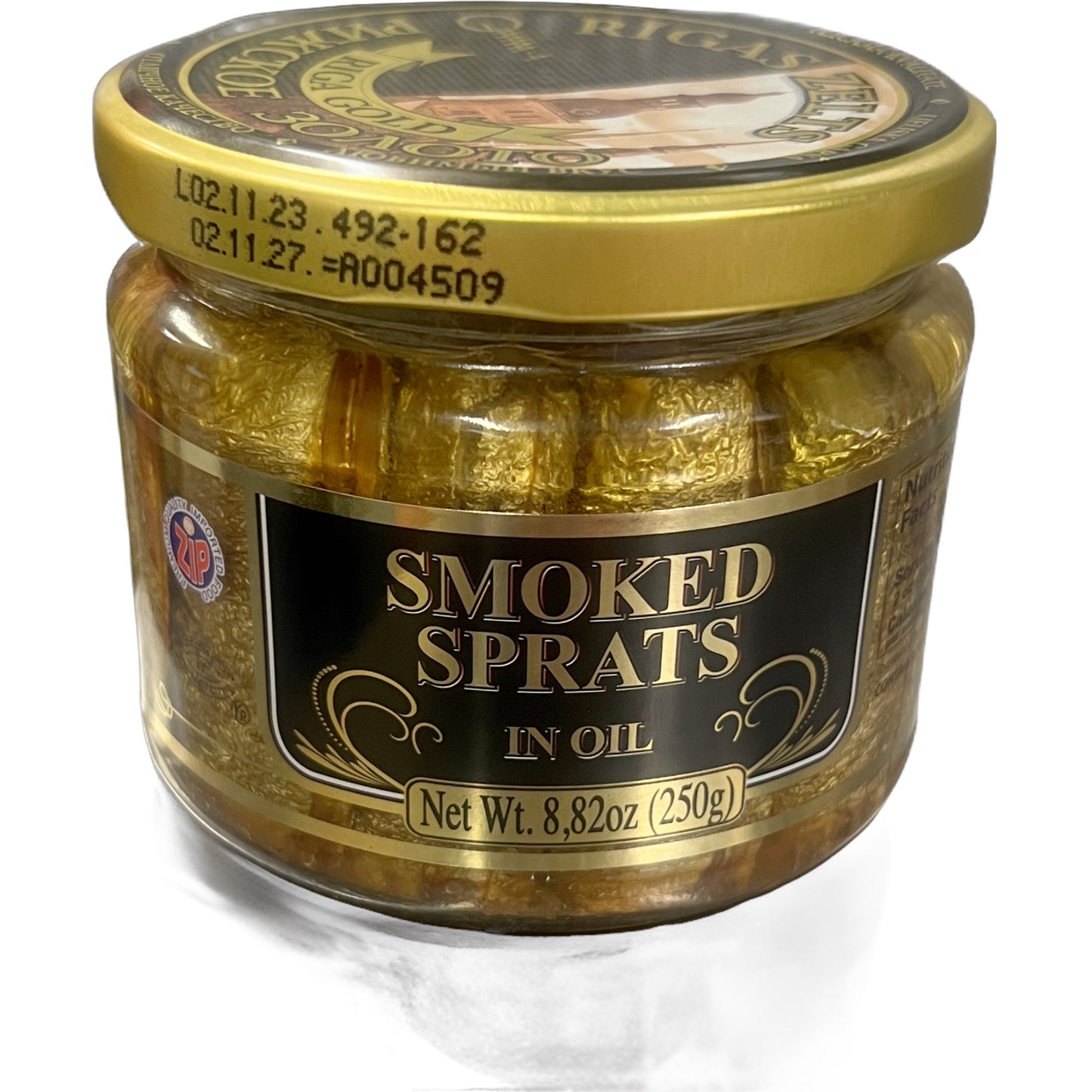 Riga Gold Smoked Sardines in Oil 250g