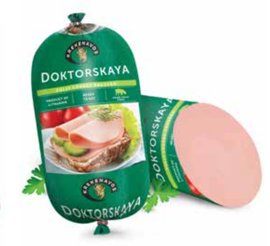 Krekenavos Doctorskaya Cooked Pork Sausage 340 g