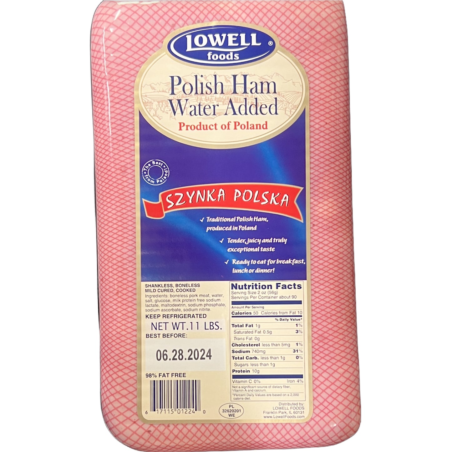 Lowell Polish Ham Szynka Polska LB