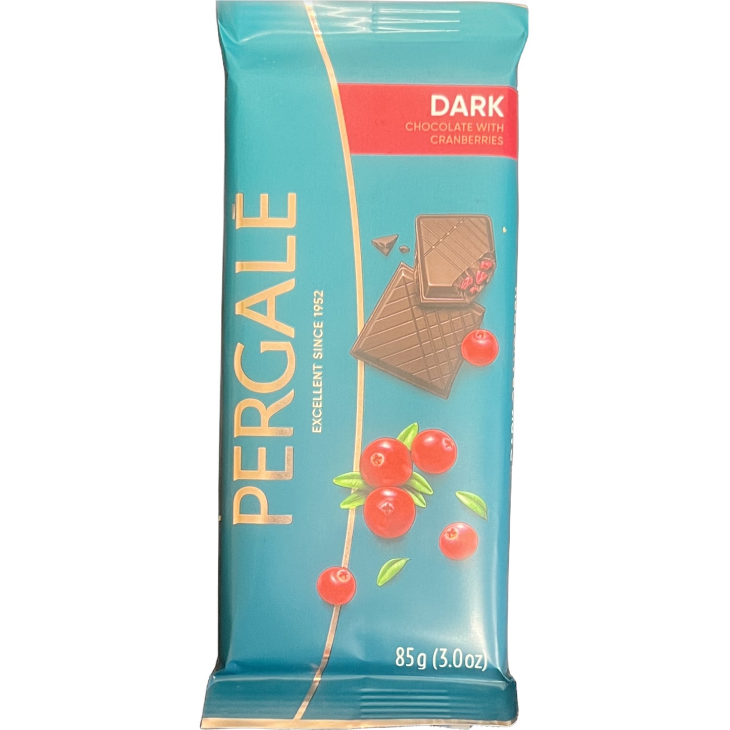 Pergale Chocolate Bar W/ Cranberry 85g