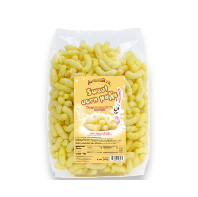 AmbeRye Sweet Corn Puffs W/ Condensed Milk 250g