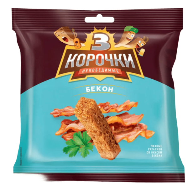 3 Korochki Bacon 40g