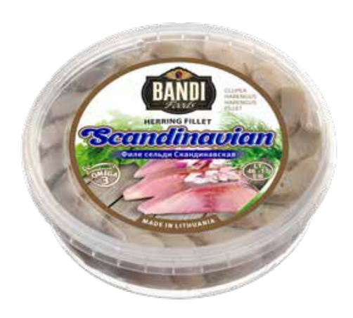 Bandi Scandinavian Herring Fillets 500g