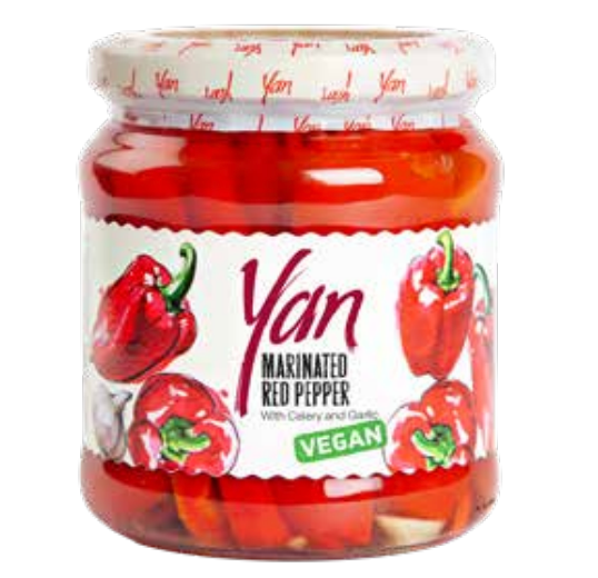 Yan Marinated Red Pepper with Celery and Garlic 470 g