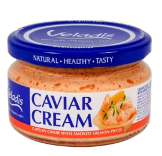 Veladis Caviar Cream w/Smoked Salmon 180gr