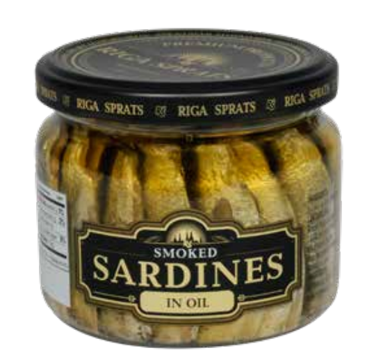 Riga Sprats Smoked Sardines in Oil 250 g