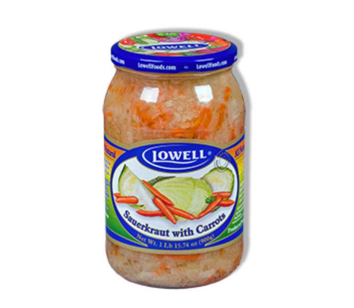 Lowell Sauerkraut W/ Carrots 1600g