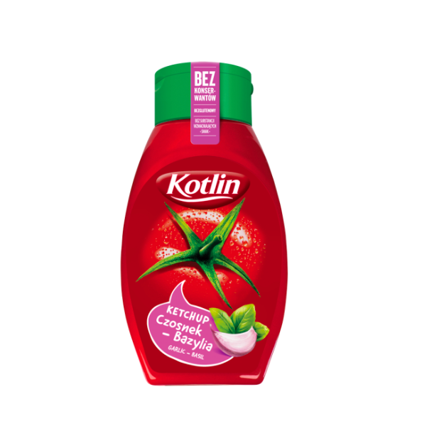 Kotlin Ketchup Tomato Basil 450g