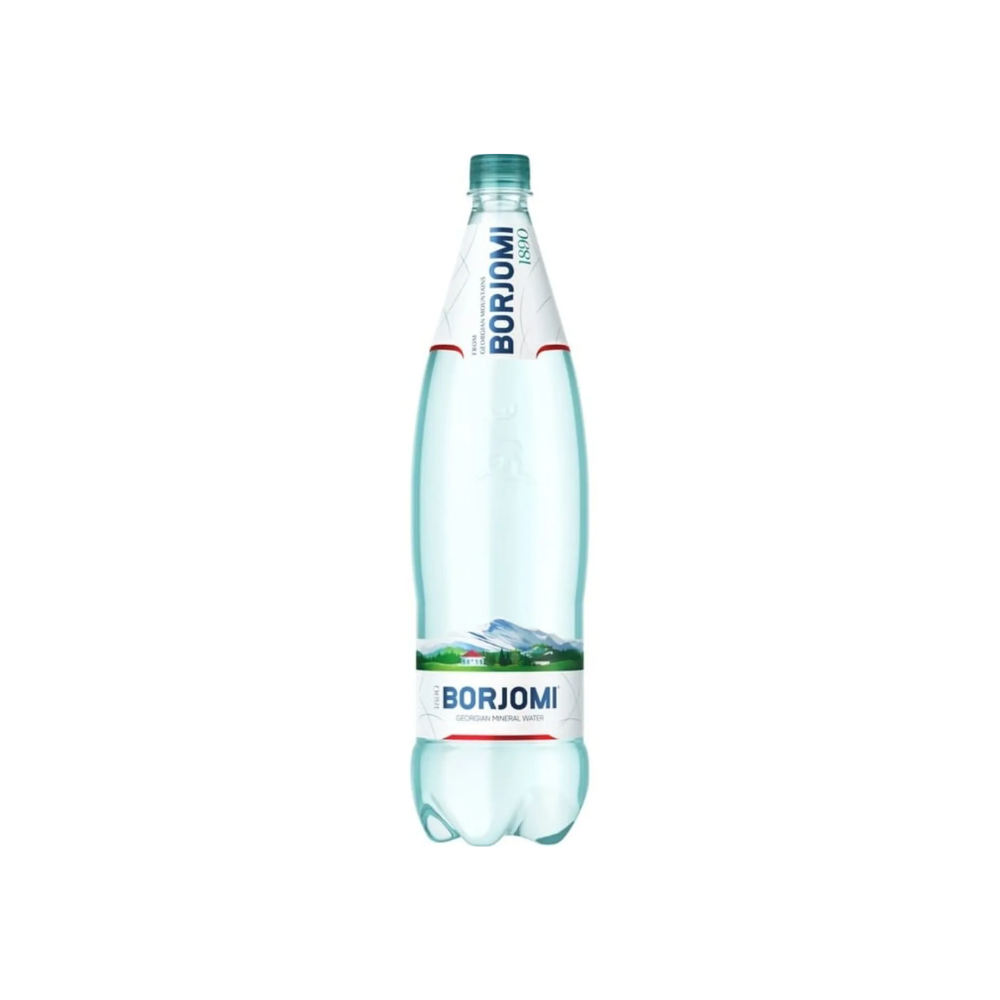 Borjomi Natural Sparkling Mineral Water 1.25L