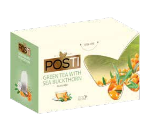 Posti Green Tea with Sea Buckthorn 30 g
