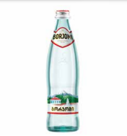 Borjomi Mineral Water Glass 0.5L
