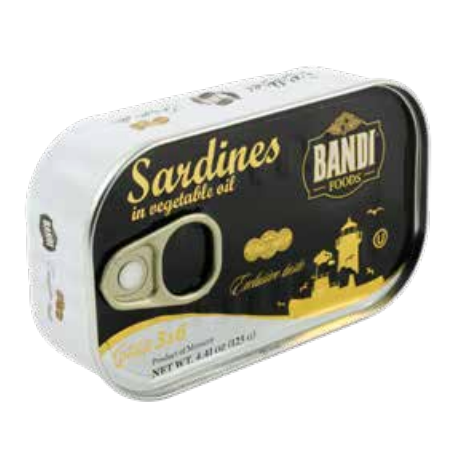 Bandi Sardines In Vegetables Oil 125g