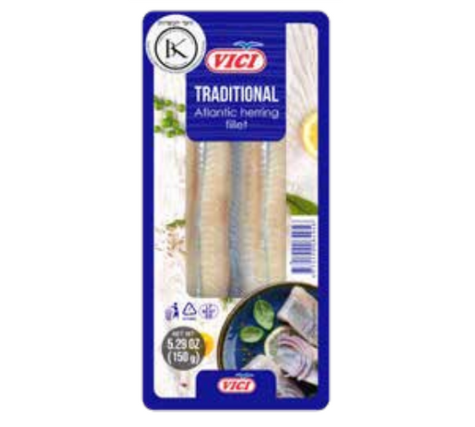 Vici Traditional Herring Fillets in Oil 150 g