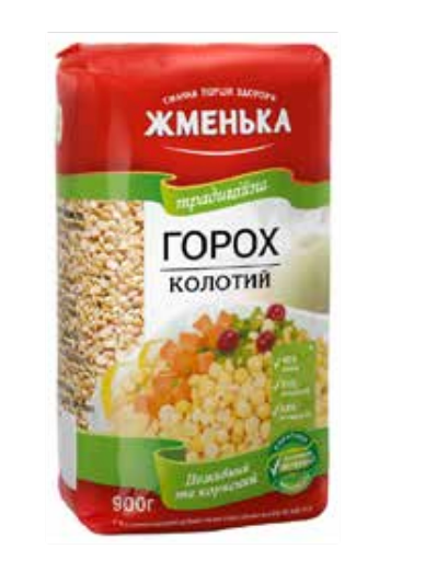 Zhmenka Split Peas Goroh 900g