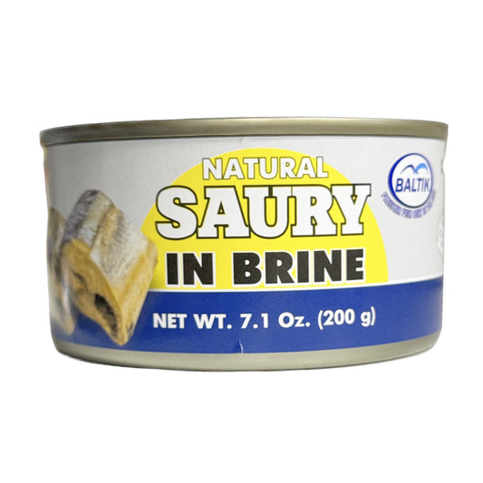 Baltik Saury Natural In Own Juice 200g