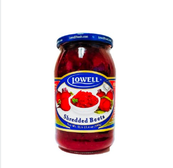 Lowell Shredded Beets 890g