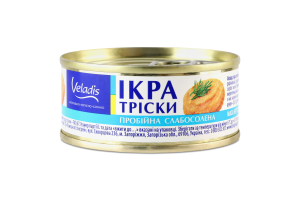 Veladis Cod Caviar Slightly Salted 100g