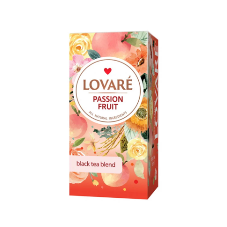 Lovare Black Tea Passion Fruit 24 Bags