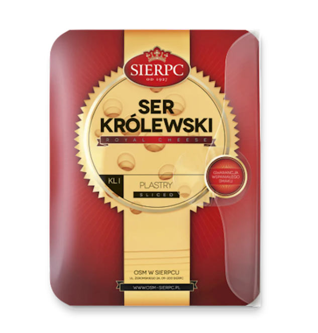 Sierpc Krolewski Cheese Sliced 135g