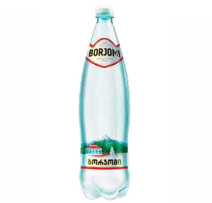 Borjomi Natural Sparkling Mineral Water 1.25L
