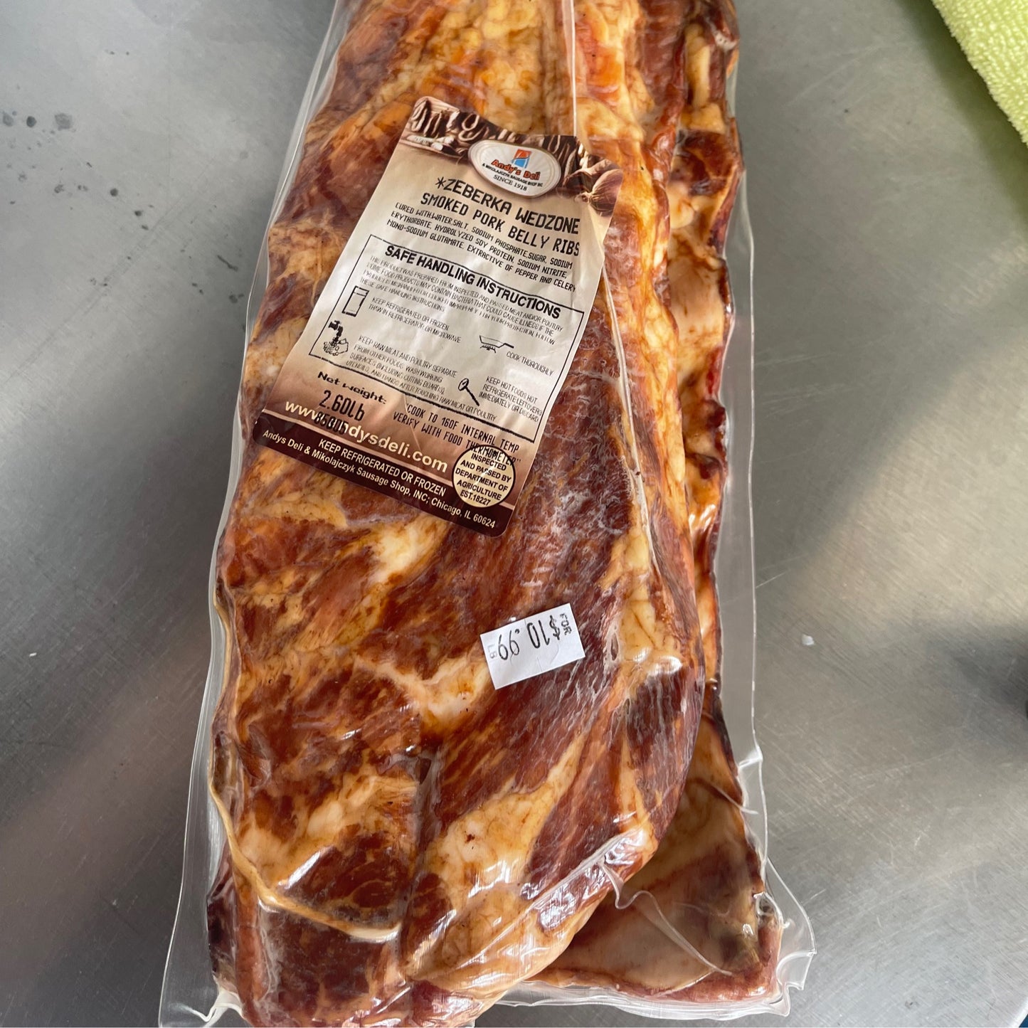 Andy's Deli Ribs Smoked LB