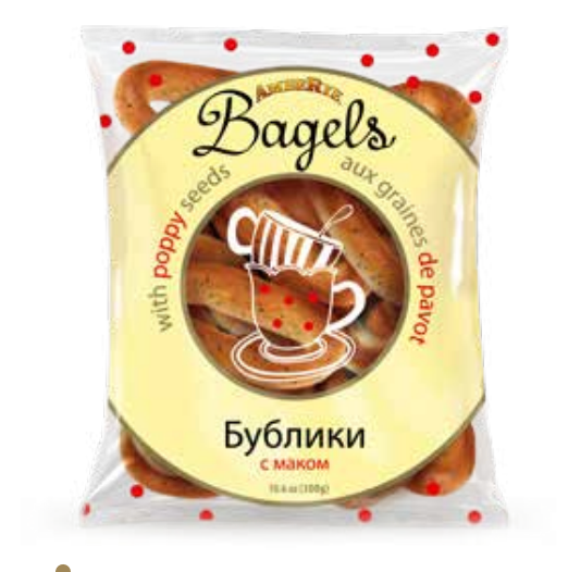 Bagels W/ Poppy Seeds 300g