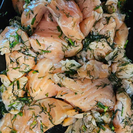Salmon Malosol With Dill
