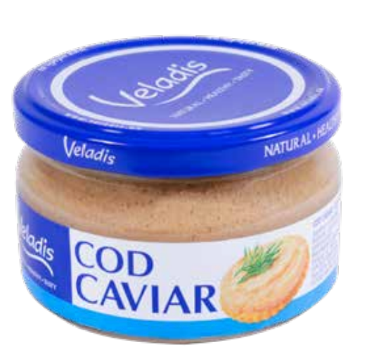 Veladis Cod Caviar Slightly Salted 100g