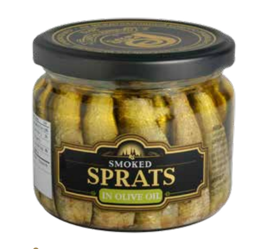 Riga Sprats Smoked Sprats in Olive Oil 250g
