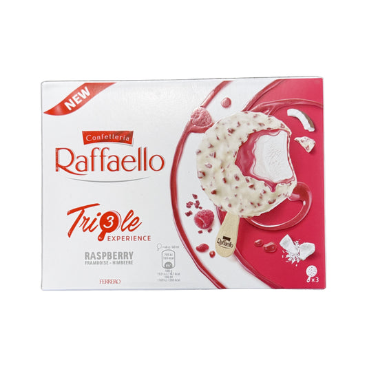 Raffaello Triple Raspberry Ice Cream 100g