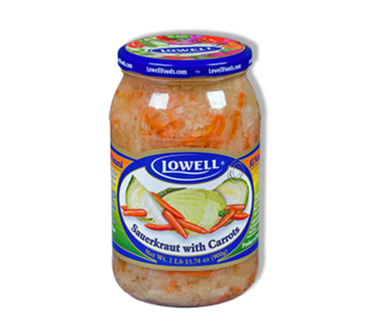 Lowell Sauerkraut W/ Carrots 1600g