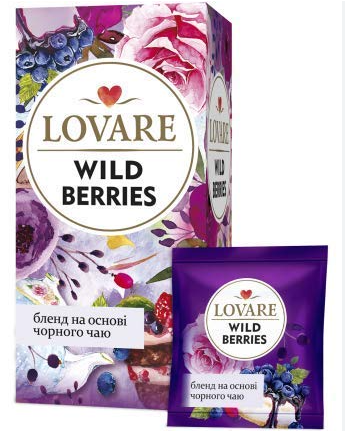 Lovare Black Tea Wild Berries 24Bags