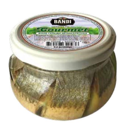 Bandi Gourmet Herring Fillet in Oil 260g