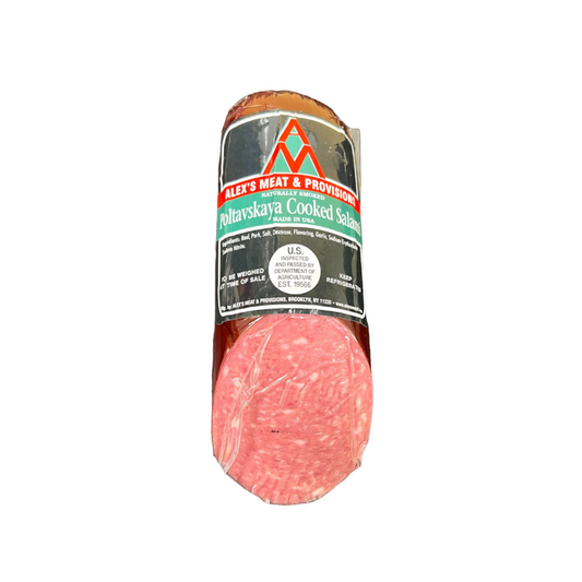 Poltavskaya Cooked Salami by Alex's Meat 18 oz to 22 oz