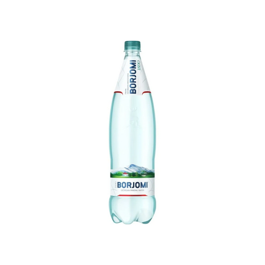 Borjomi Natural Sparkling Mineral Water 1.25L