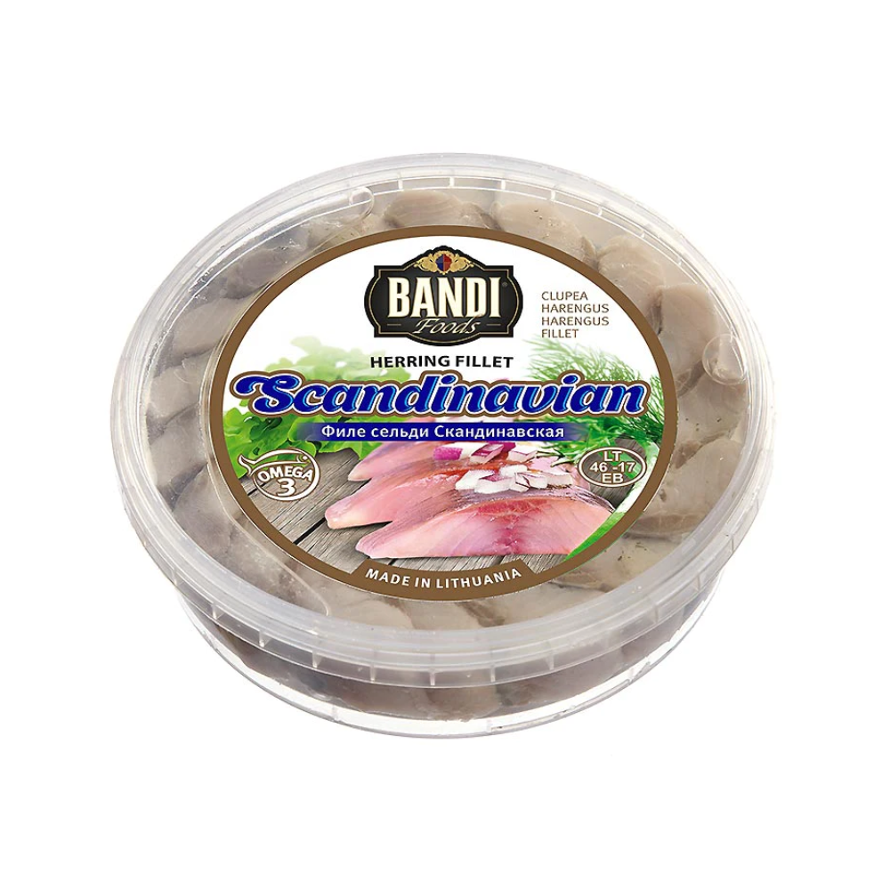 Scandinavian Herring Fillet in Oil by Bandi 500g (16oz)