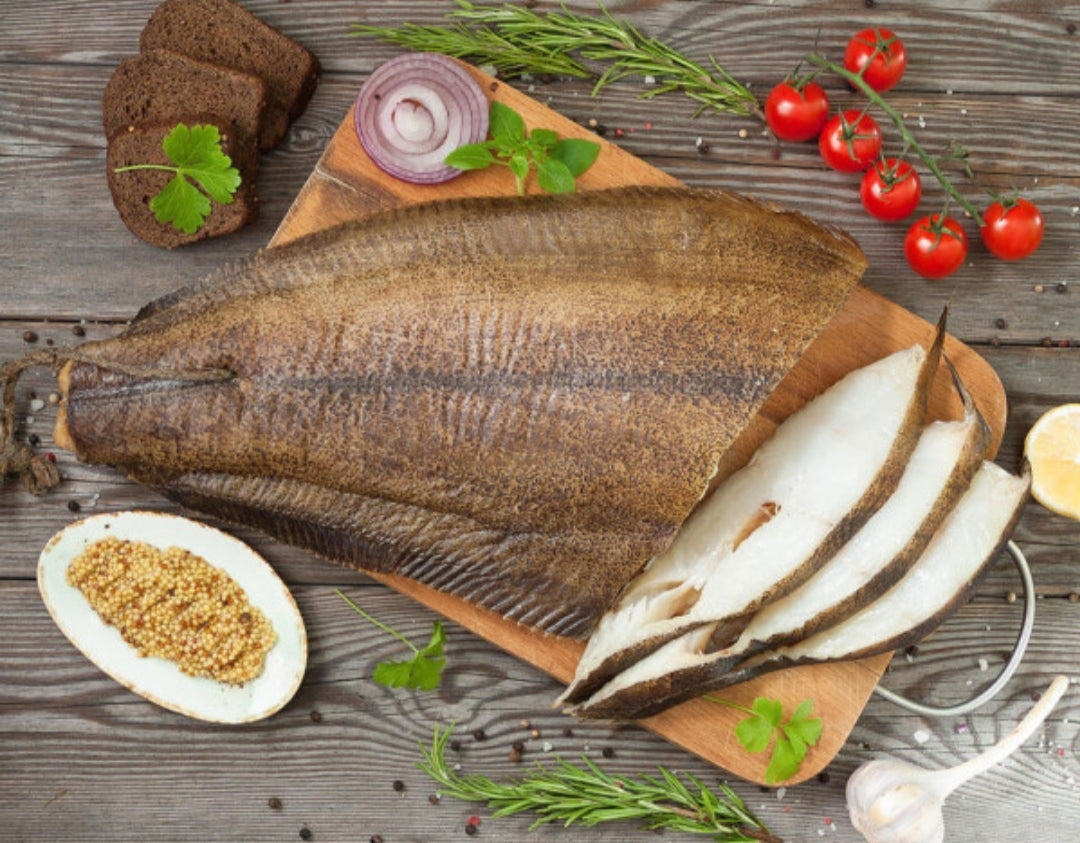 Halibut Cold Smoked ( Paltus ) price per LB – Fish Delights