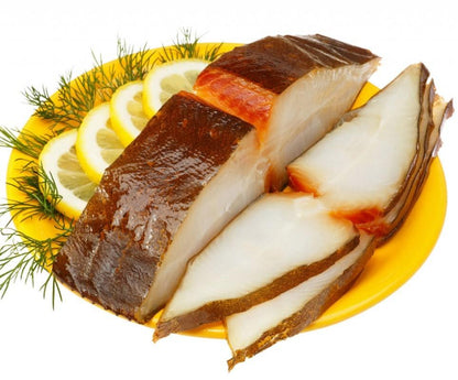 Cold smoked  Halibut 1lb ( Палтус )